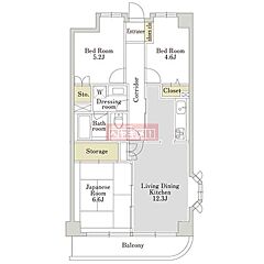 物件の間取り