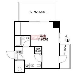 UrbanLink蒲田 1Kの間取図画像