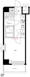 ルーブル川崎都町弐番館 1Kの間取図画像