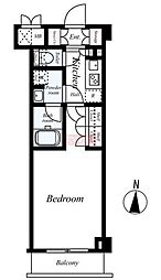 ルーブル蒲田南七番館 1Kの間取図画像