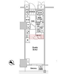 COMFORIA蒲田 ワンルームの間取図画像