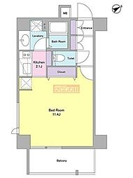 スタイリオ下丸子 ワンルームの間取図画像