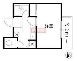 UrbanLink蒲田 1Kの間取図画像