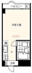 セブンスターマンション第2大森 ワンルームの間取図画像