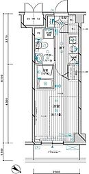 メインステージ川崎3 1Kの間取図画像