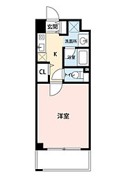 アーク・フレア 1Kの間取図画像