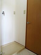 室内洗濯機置場です。