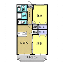 ユーミー　Risa 104 ｜ 栃木県栃木市箱森町（賃貸マンション2LDK・1階・53.67㎡） その2