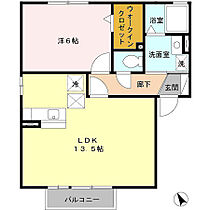 サンモール　B 102 ｜ 栃木県栃木市都賀町合戦場（賃貸アパート1LDK・1階・45.45㎡） その2