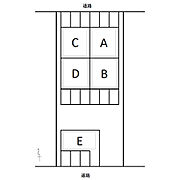 配置図。本物件はA棟です。