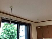 室内物干し付きで女性の洗濯物も安心です。