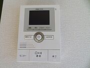 TVドアフォン付きで防犯面も安心です。