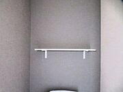 トイレには収納スペースあり。