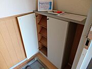 玄関にはシューズボックスくぉ搭載です。