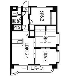 LILIACOURT 3LDKの間取図画像