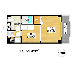 物件の間取り