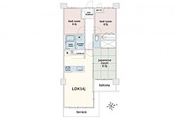 間取図画像 3LDK