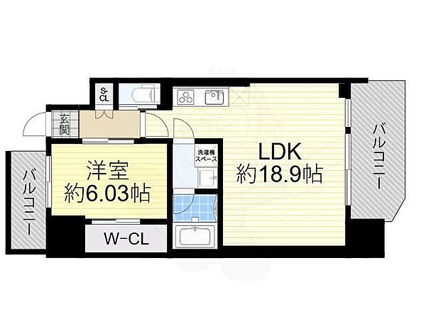 大阪府大阪市淀川区宮原１丁目(賃貸マンション1LDK・4階・56.56㎡)の写真 その2