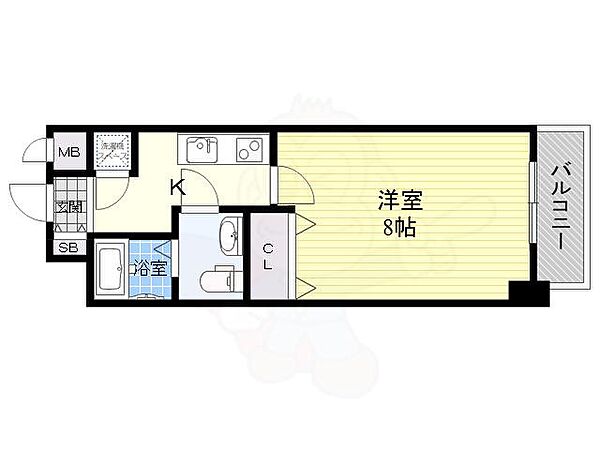 ラナップスクエア新大阪 ｜大阪府大阪市淀川区東三国４丁目(賃貸マンション1K・2階・24.80㎡)の写真 その2