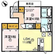 ヴァンベール u  ｜ 大阪府大阪市東淀川区上新庄２丁目7番23号（賃貸アパート2LDK・1階・54.69㎡） その2