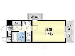 アーバンライフ豊里 1Kの間取図画像