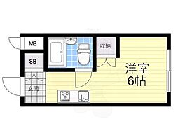 サンハイツ北館 2階/-