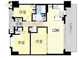 エステムコート新大阪4パークフロント 3LDKの間取図画像
