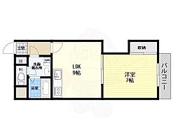 サーパスわかば 1LDKの間取図画像