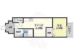 factory-N 1DKの間取図画像