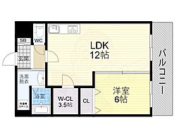 ダイコーパーク 1LDKの間取図画像