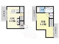 Foresteight 1LDKの間取図画像