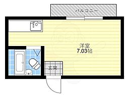 スタンドアップ瑞光 ワンルームの間取図画像