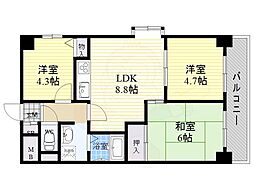 クラウンハイム菅原 7階/-