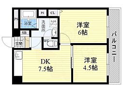 第5田村マンション 4階/-
