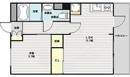 ドイマンション 1LDKの間取図画像