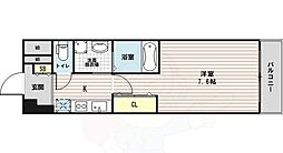Comforespa新大阪 1Kの間取図画像