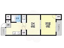 ホワイトハイツ十三東 2階/-
