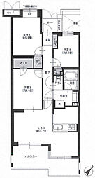 西国分寺ハイム 3LDKの間取図画像