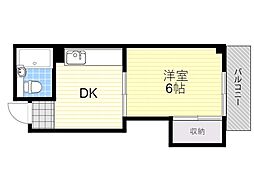 間取図画像 1DK