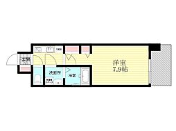 アドバンス新大阪5 1Kの間取図画像