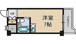 ライオンズマンション新大阪第5 ワンルームの間取図画像