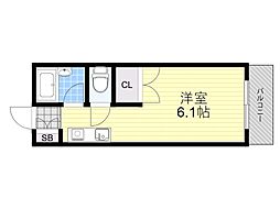 ソニアハイム 1Kの間取図画像