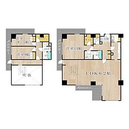 ザグランドビューOSAKA 3LDKの間取図画像