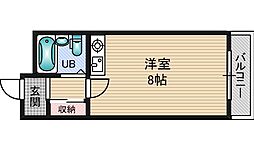 トッププラザ ワンルームの間取図画像
