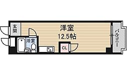プロヴァンス ワンルームの間取図画像