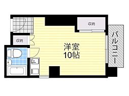 ギャレ庄内 ワンルームの間取図画像