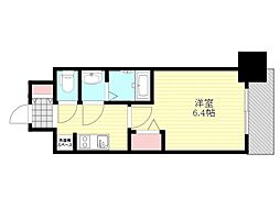 プレサンス西中島南方セレスト 1Kの間取図画像