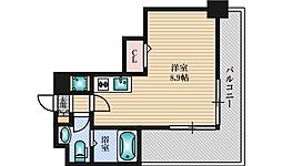 セイワパレス東三国駅前 ワンルームの間取図画像