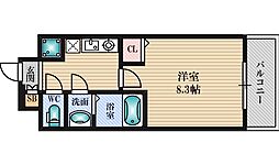 SURFISLANDMONALISA 1Kの間取図画像