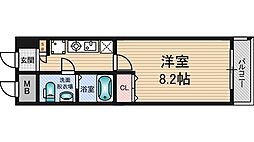 アーデン新大阪 1Kの間取図画像